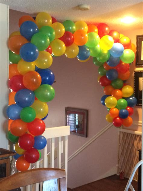 arch balloons ideas|make balloon arch without helium.